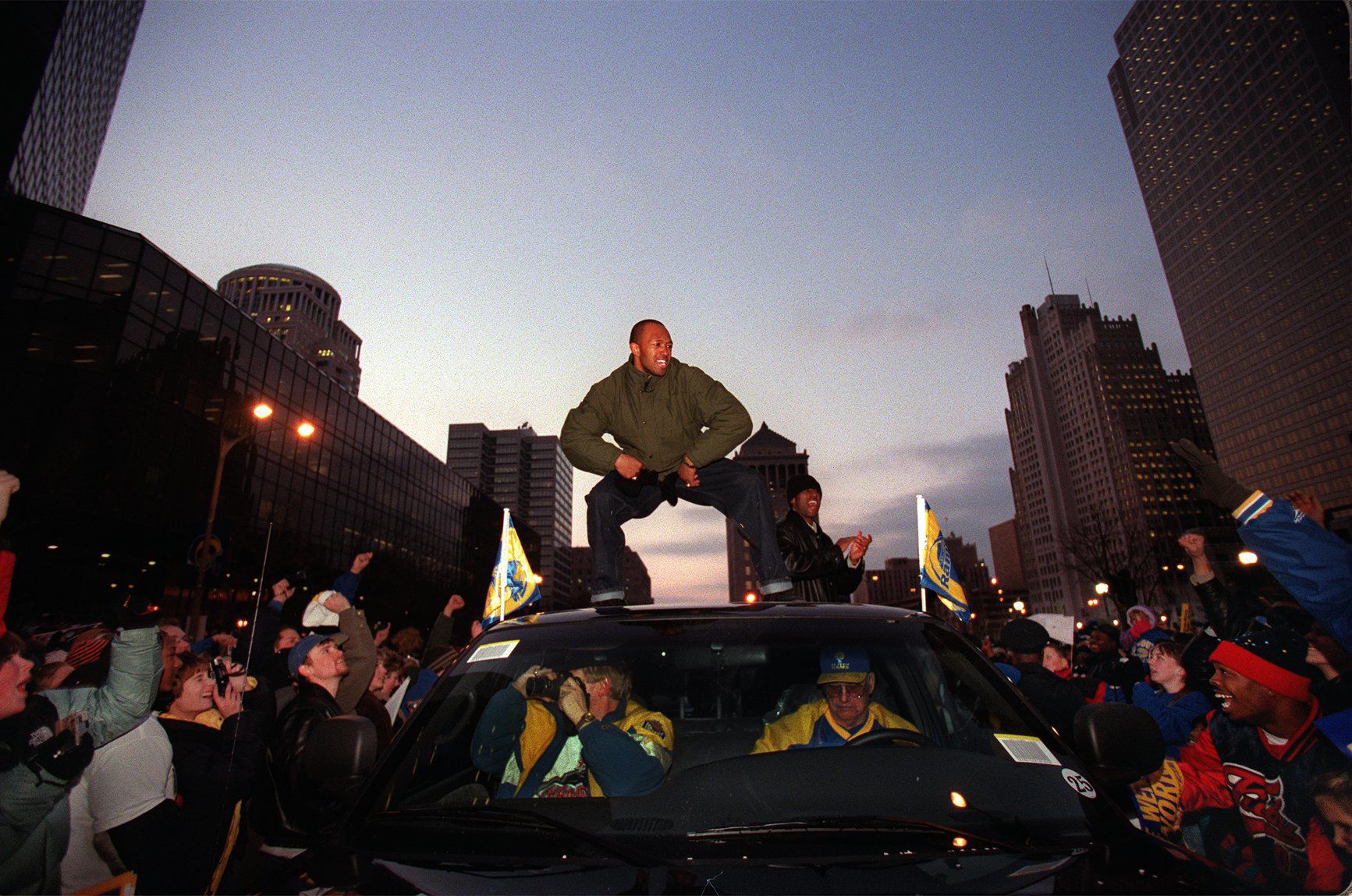 2000: Super Bowl parade